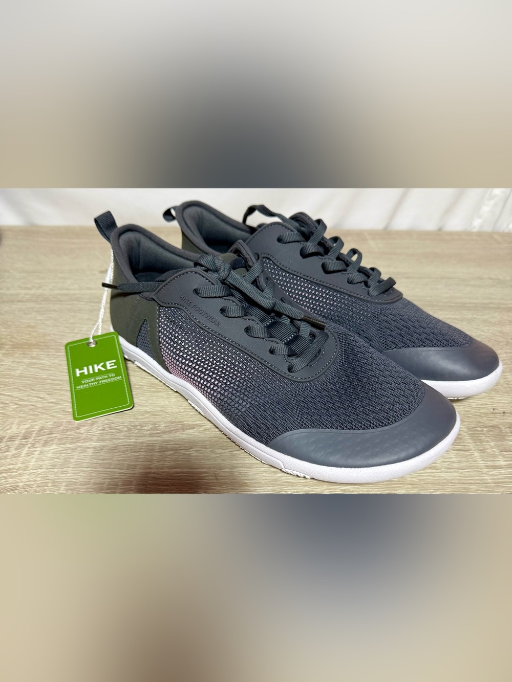 NWT Hike Footwear Stride Barefoot Sneaker GrayPink Unisex W10-10.5/ M8-8.5